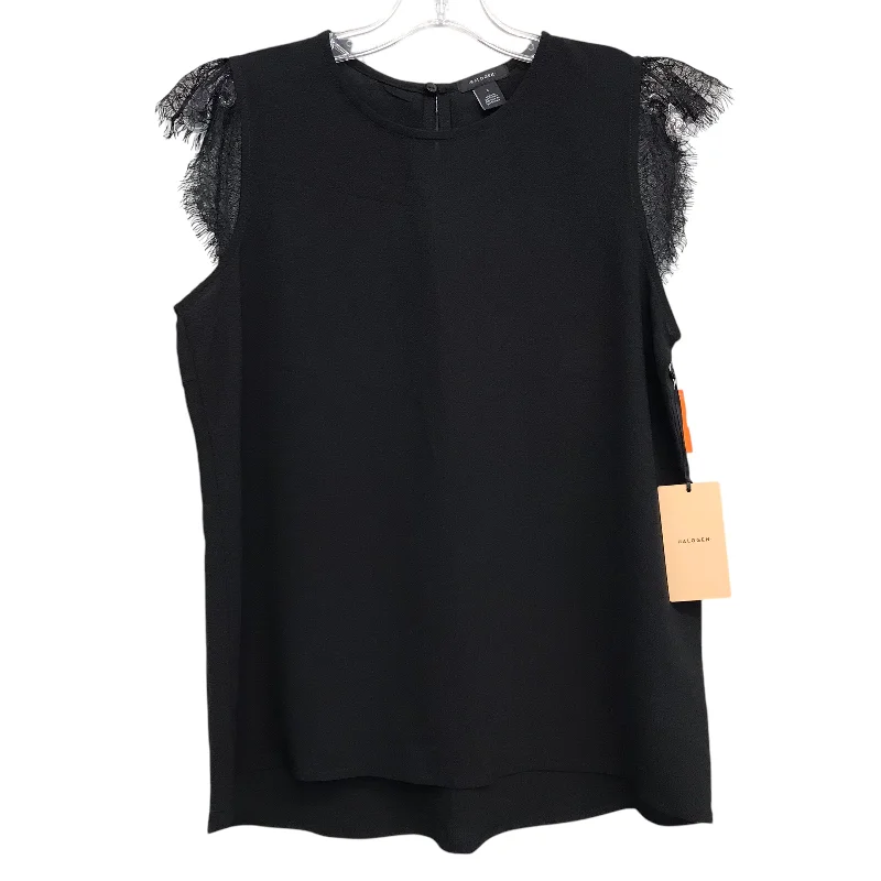 Top Sleeveless By Halogen In Black, Size:S